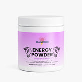 Container of Brainstorm Energy Powder Cotton Candy Flavor with &