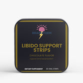 Tin of Libido Support Strips with Brainstorm branding on a white background
